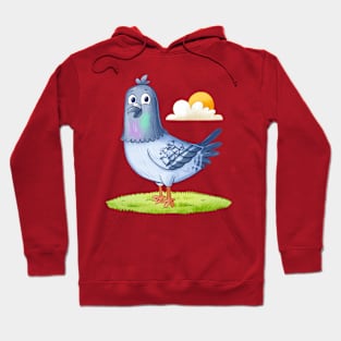 Pigeon Hand Drawn Hoodie